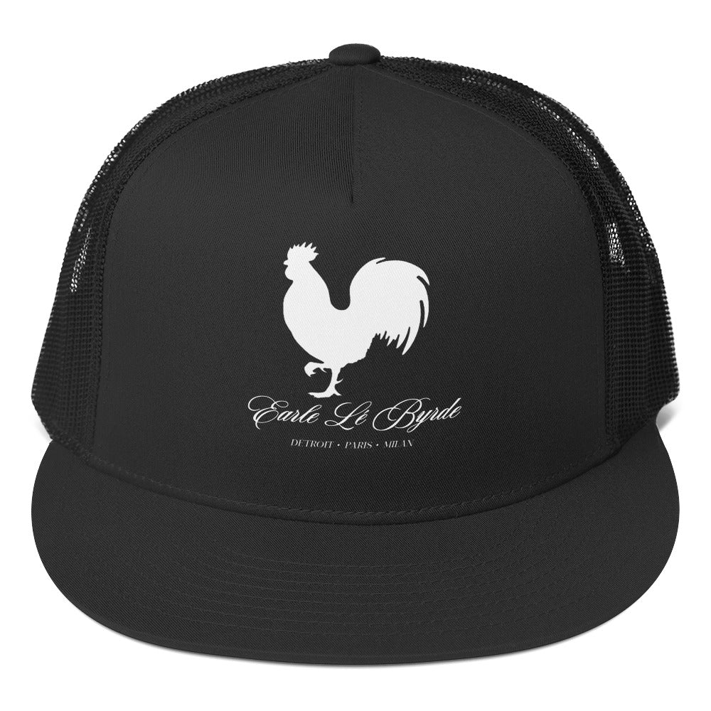EARLE LE BYRDE "Signature Rooster" Snap-Back Trucker Cap