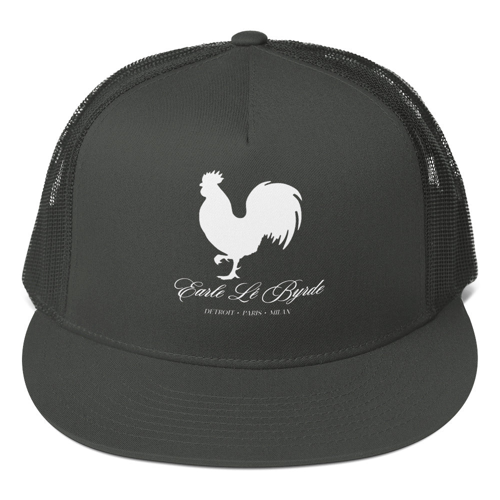 EARLE LE BYRDE "Signature Rooster" Snap-Back Trucker Cap