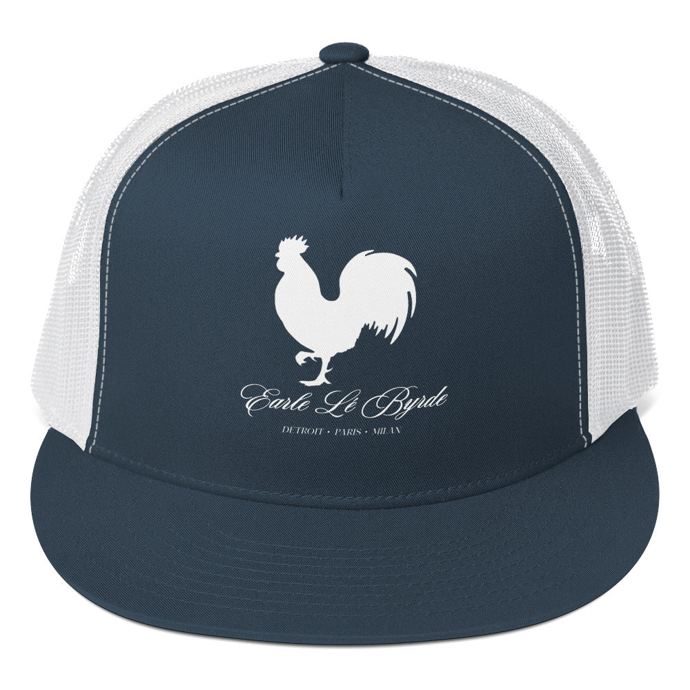 EARLE LE BYRDE "Signature Rooster" Snap-Back Trucker Cap