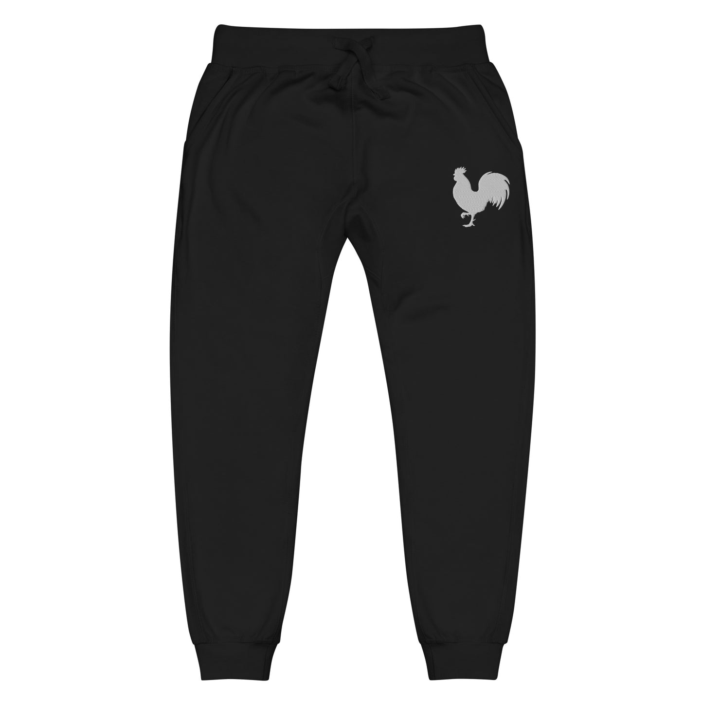 EARLE LE BYRDE "Signature Rooster" Logo Embroidered Fleece Joggers