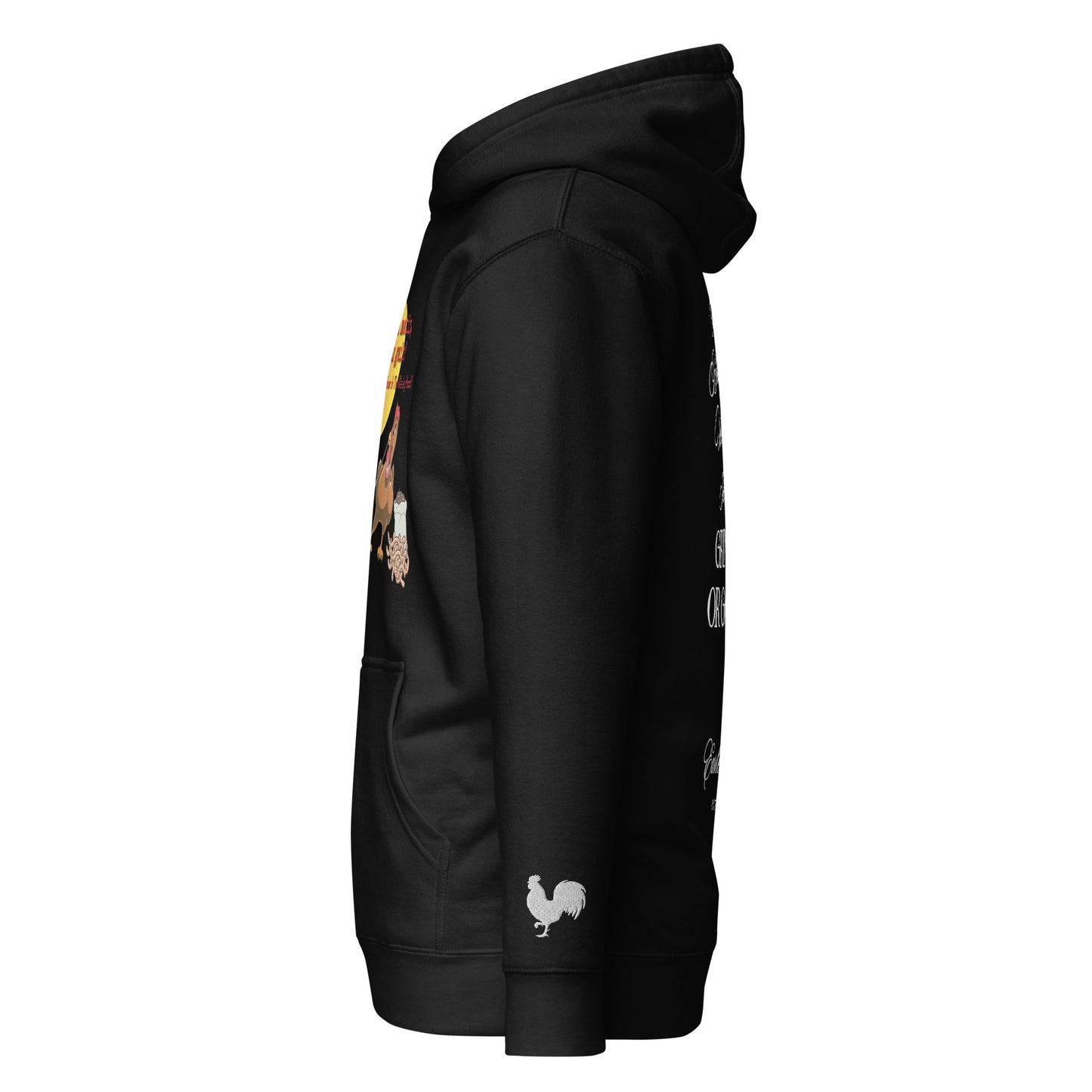 EARLE LE BYRDE "The Morning Hour Is The Winning Hour" Fleece Pull-Over Hoodie