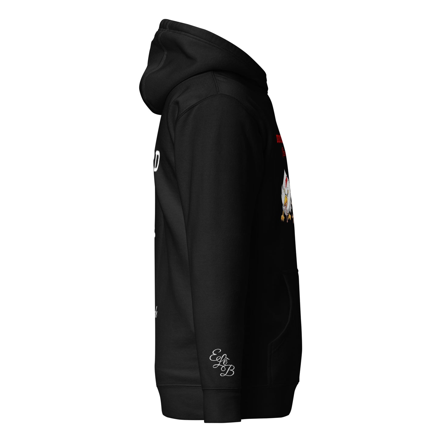 EARLE LE BYRDE "Monter Et Moudre" (Rise & Grind) Pull-Over Fleece Hoodie
