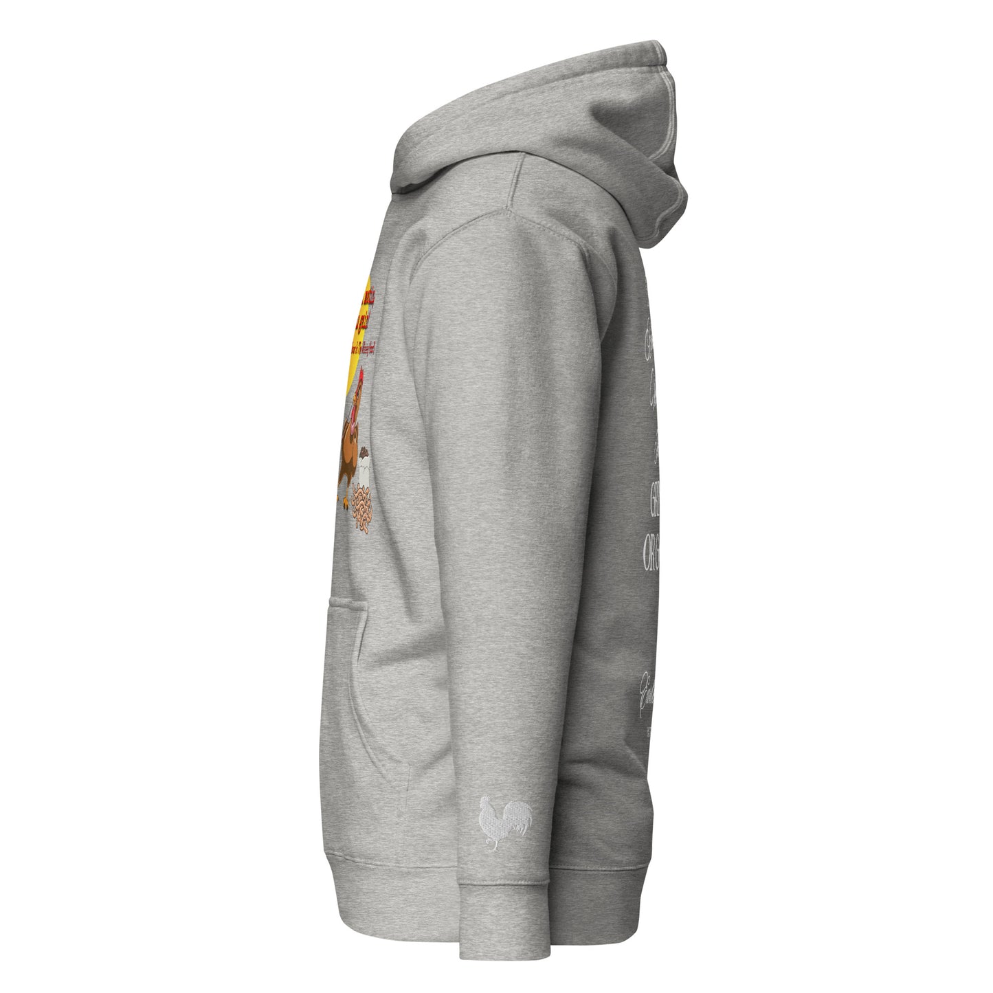 EARLE LE BYRDE "The Morning Hour Is The Winning Hour" Fleece Pull-Over Hoodie