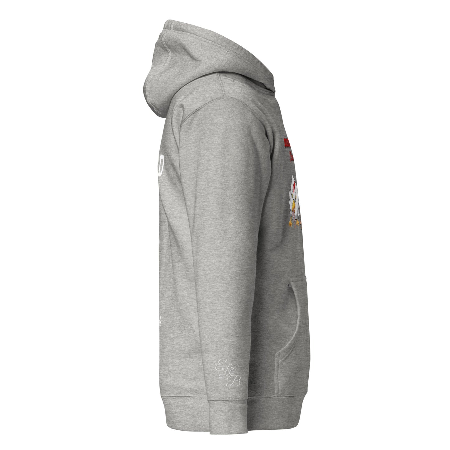EARLE LE BYRDE "Monter Et Moudre" (Rise & Grind) Pull-Over Fleece Hoodie