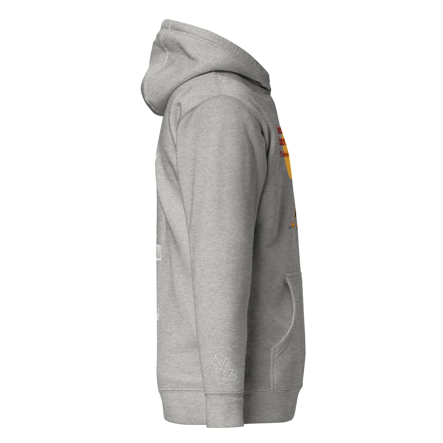 EARLE LE BYRDE "The Morning Hour Is The Winning Hour" Fleece Pull-Over Hoodie