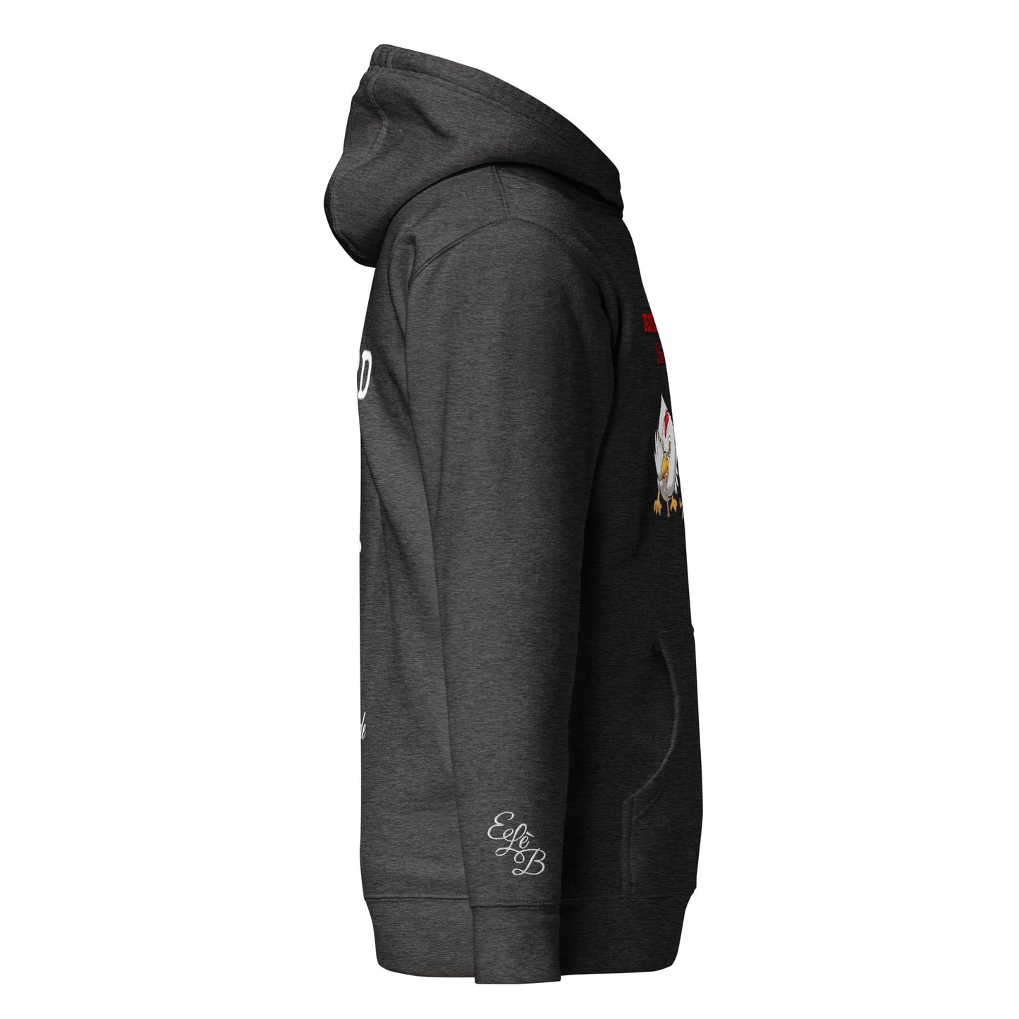 EARLE LE BYRDE "Monter Et Moudre" (Rise & Grind) Pull-Over Fleece Hoodie