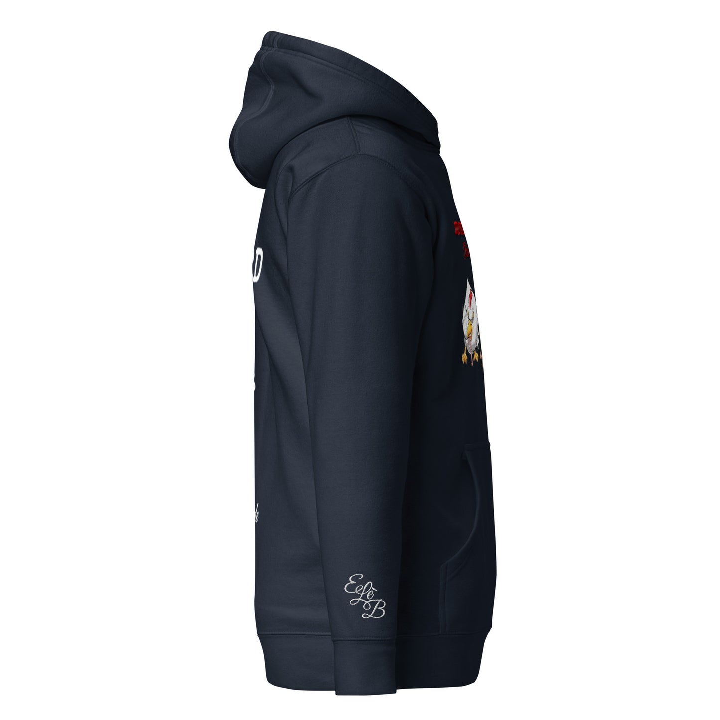 EARLE LE BYRDE "Monter Et Moudre" (Rise & Grind) Pull-Over Fleece Hoodie