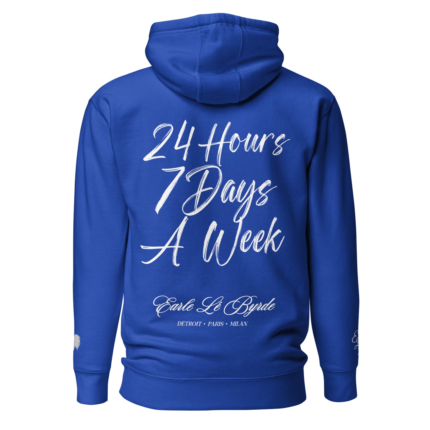 EARLE LE BYRDE "HUSTLE DON'T SLEEP!" Fleece Pull-Over Hoodie
