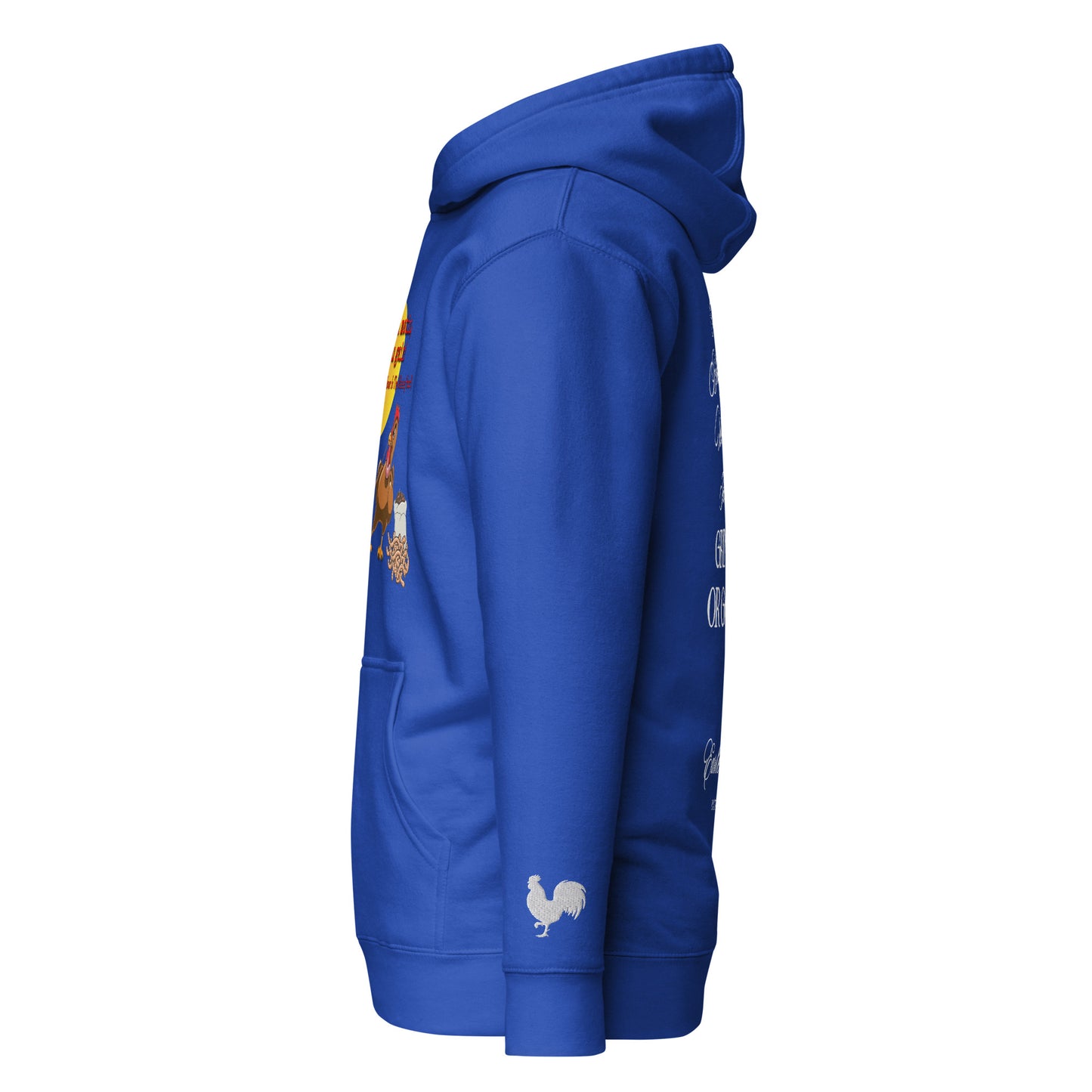 EARLE LE BYRDE "The Morning Hour Is The Winning Hour" Fleece Pull-Over Hoodie