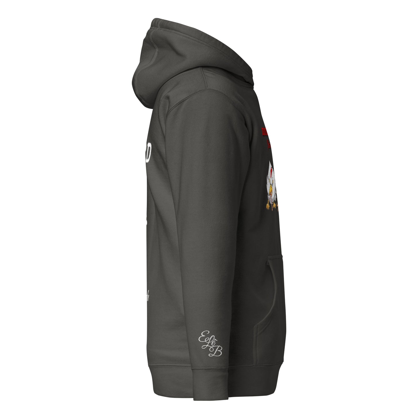 EARLE LE BYRDE "Monter Et Moudre" (Rise & Grind) Pull-Over Fleece Hoodie