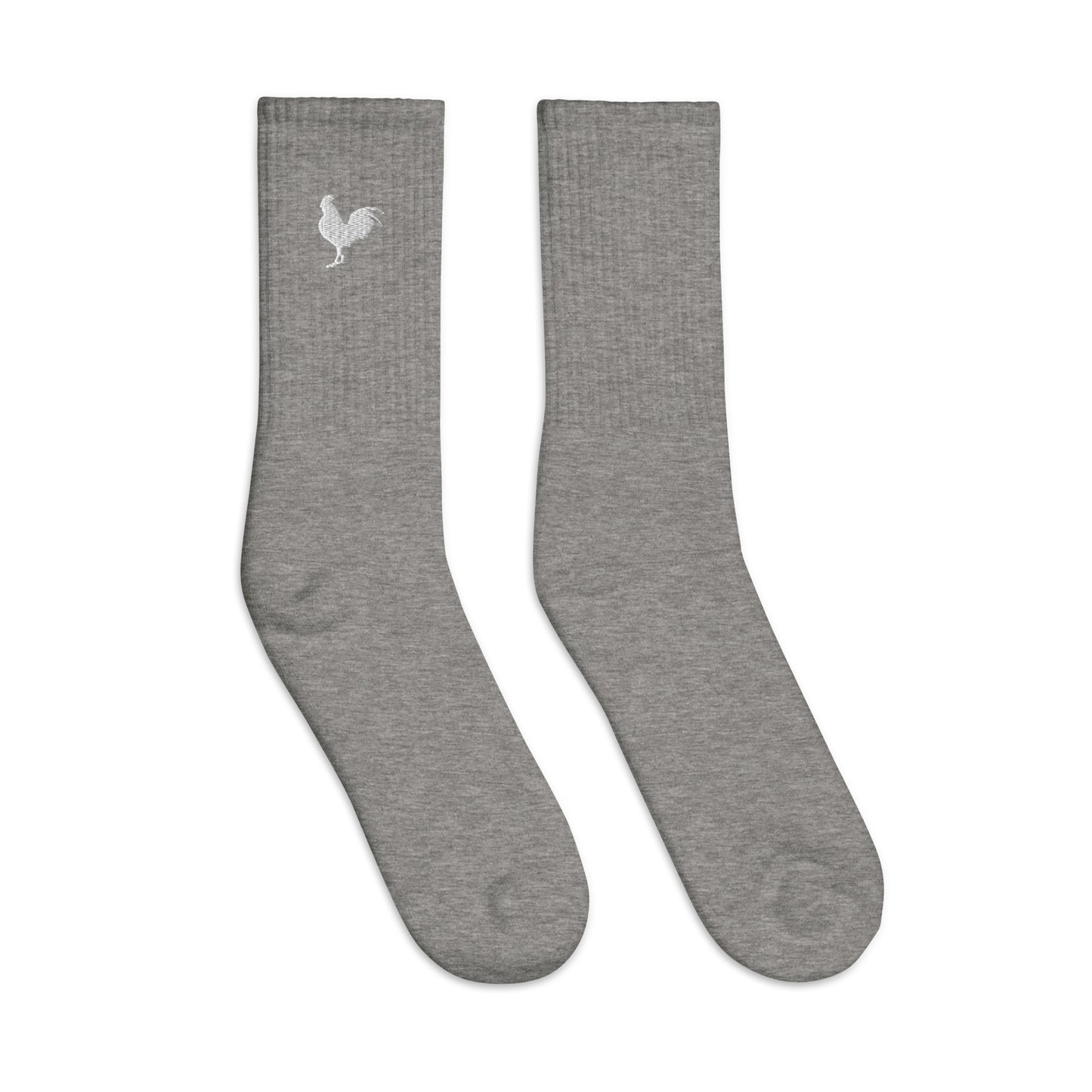 EARLE LE' BYRDE "Rooster Logo" Embroidered Socks