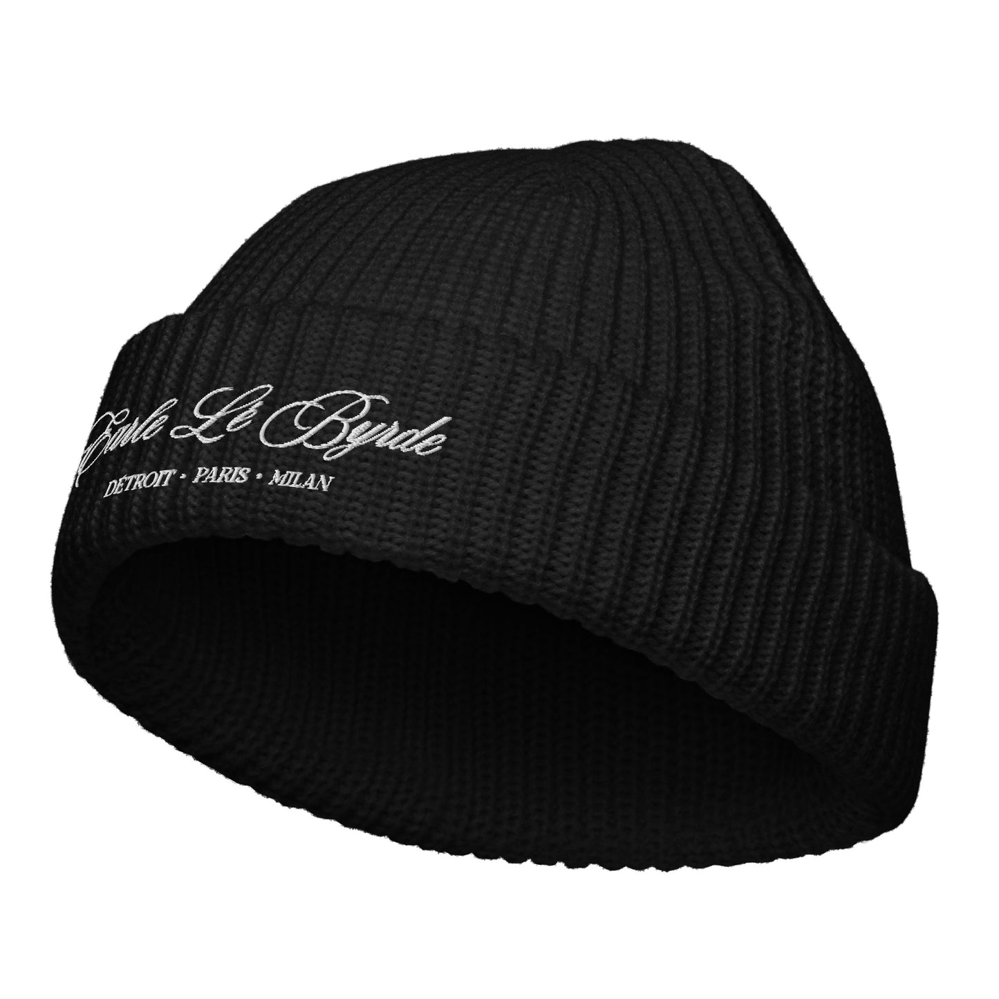 EARLE LE BYRDE "Signature Logo" Embroidered Fisherman Beanie