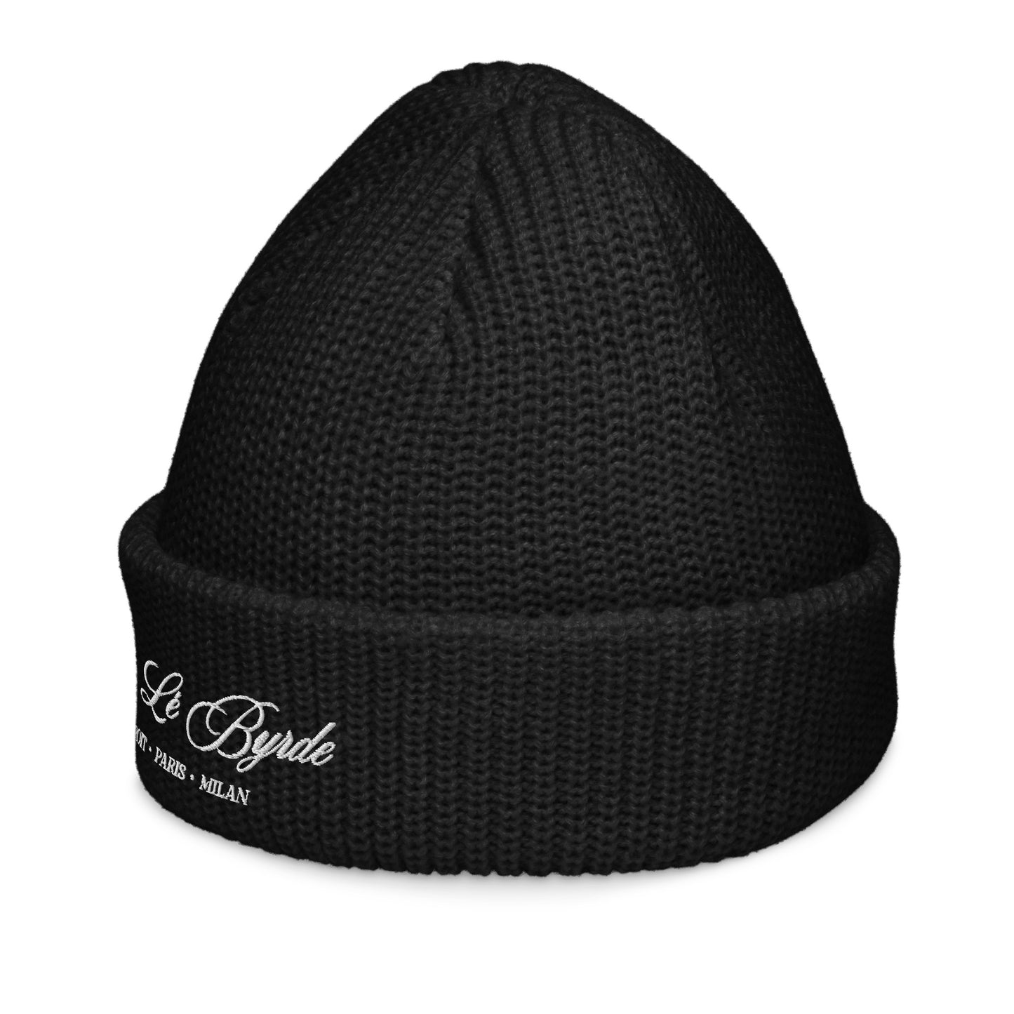 EARLE LE BYRDE "Signature Logo" Embroidered Fisherman Beanie