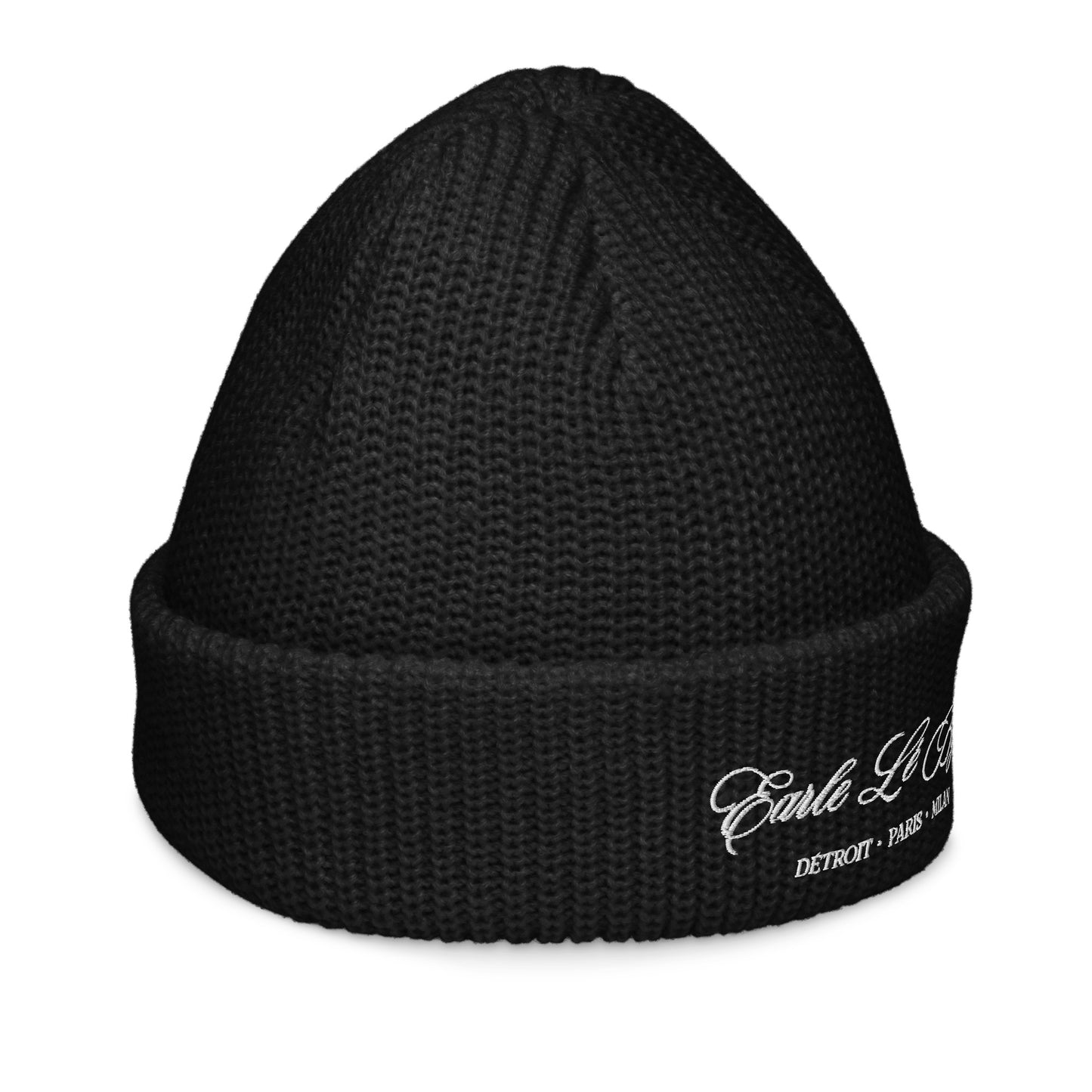 EARLE LE BYRDE "Signature Logo" Embroidered Fisherman Beanie