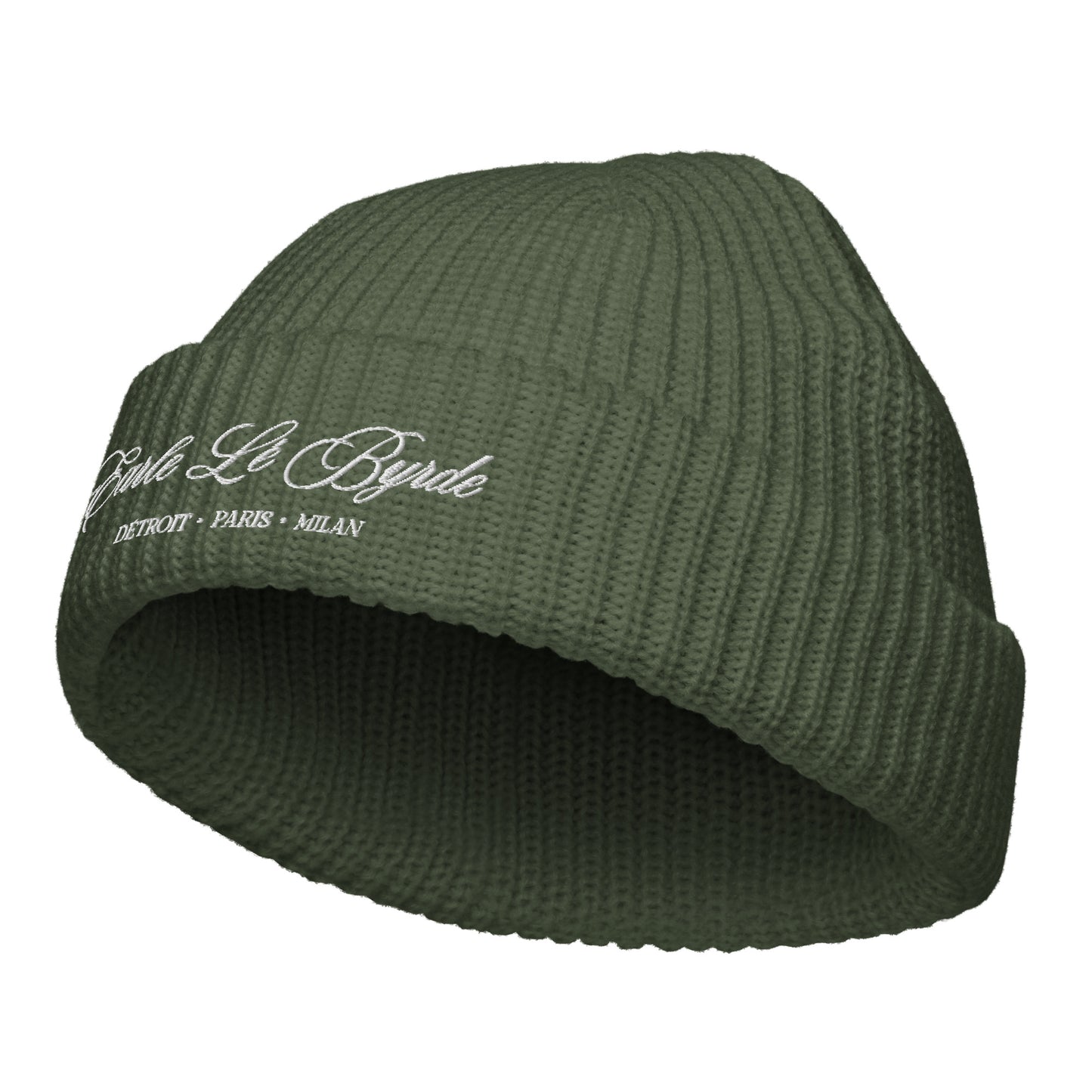 EARLE LE BYRDE "Signature Logo" Embroidered Fisherman Beanie