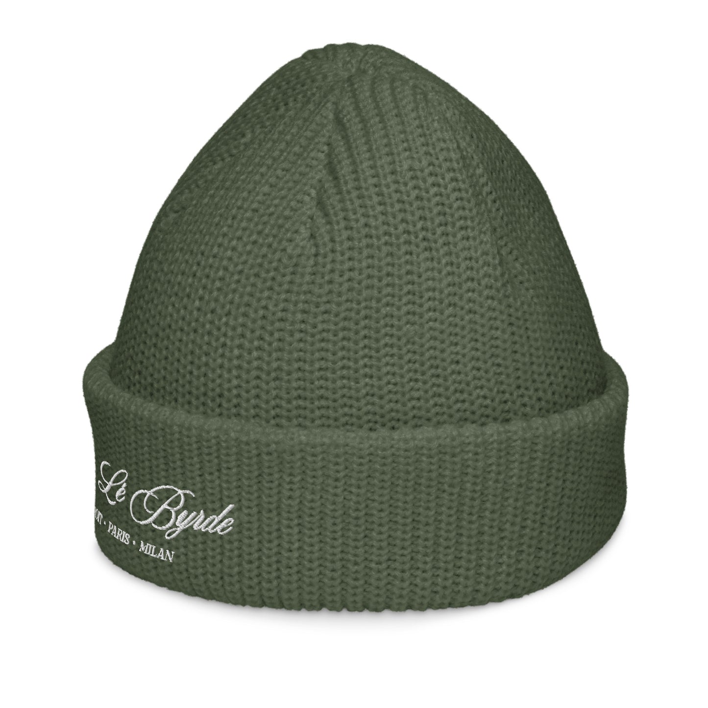 EARLE LE BYRDE "Signature Logo" Embroidered Fisherman Beanie