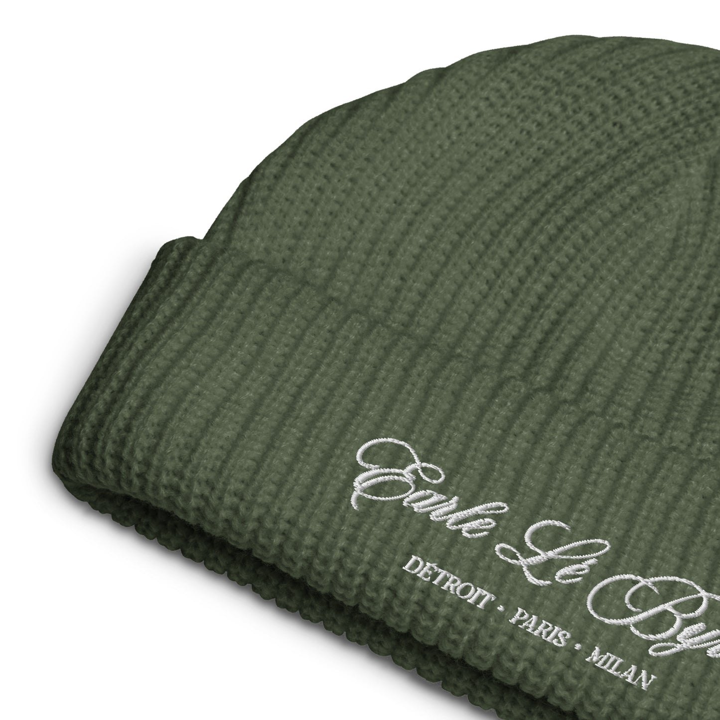 EARLE LE BYRDE "Signature Logo" Embroidered Fisherman Beanie