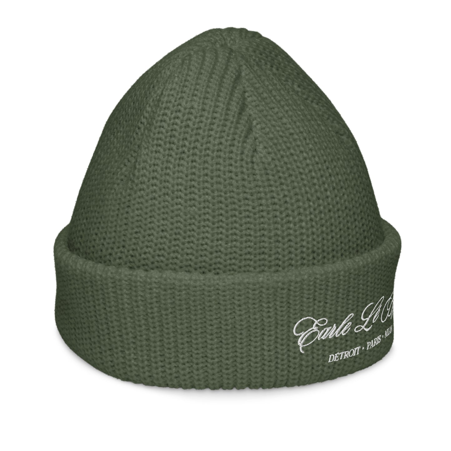EARLE LE BYRDE "Signature Logo" Embroidered Fisherman Beanie