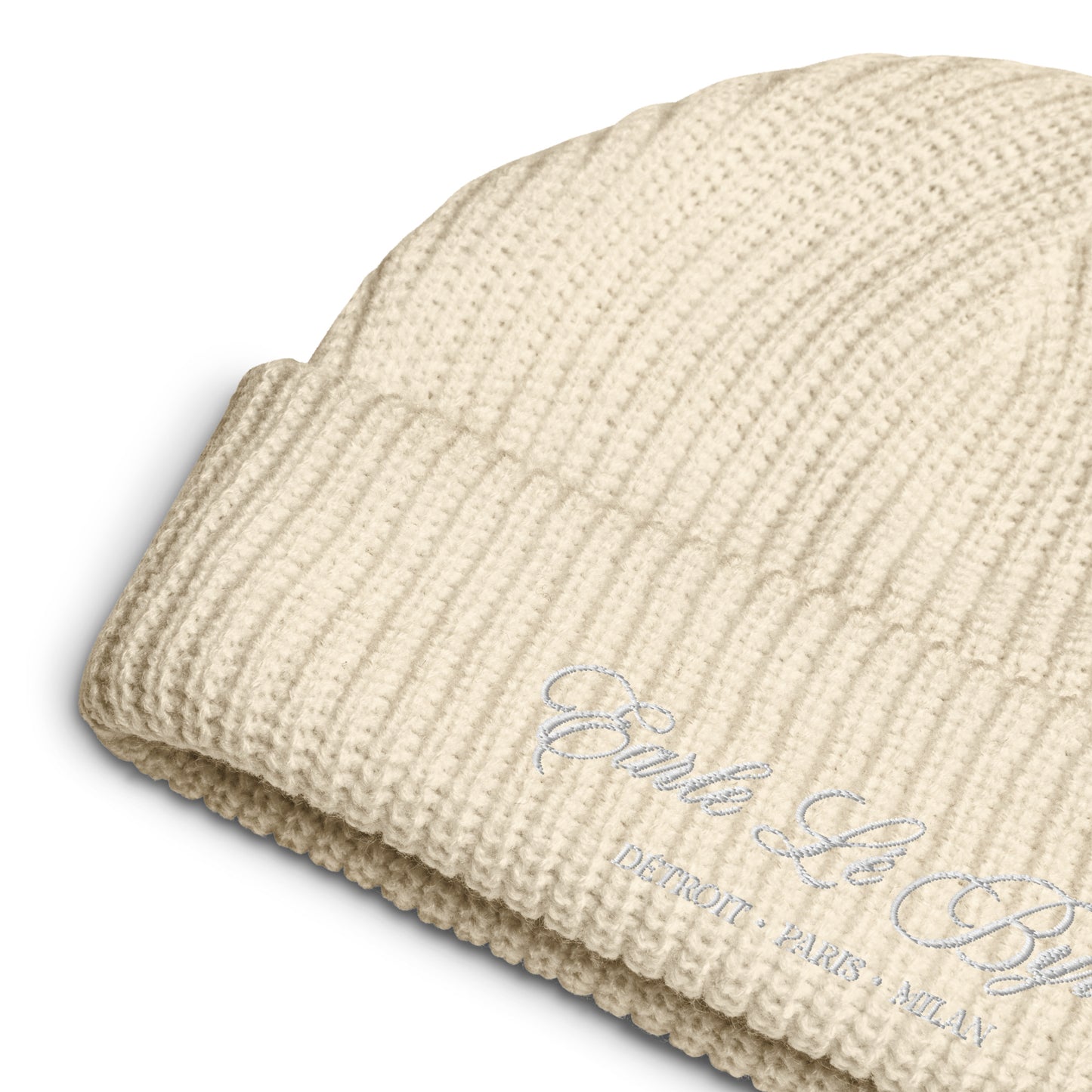 EARLE LE BYRDE "Signature Logo" Embroidered Fisherman Beanie