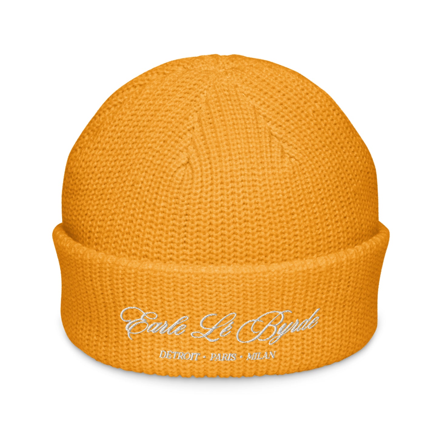 EARLE LE BYRDE "Signature Logo" Embroidered Fisherman Beanie