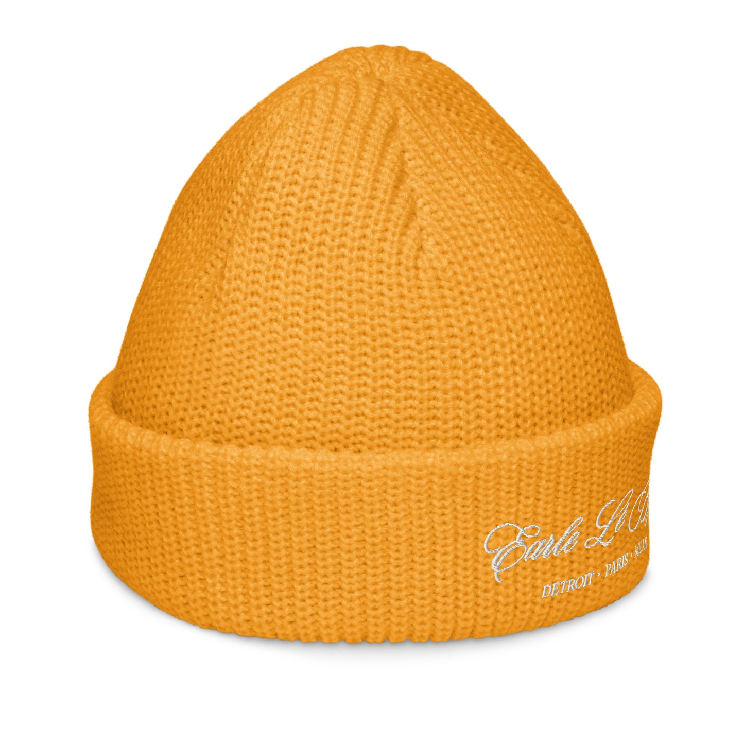 EARLE LE BYRDE "Signature Logo" Embroidered Fisherman Beanie
