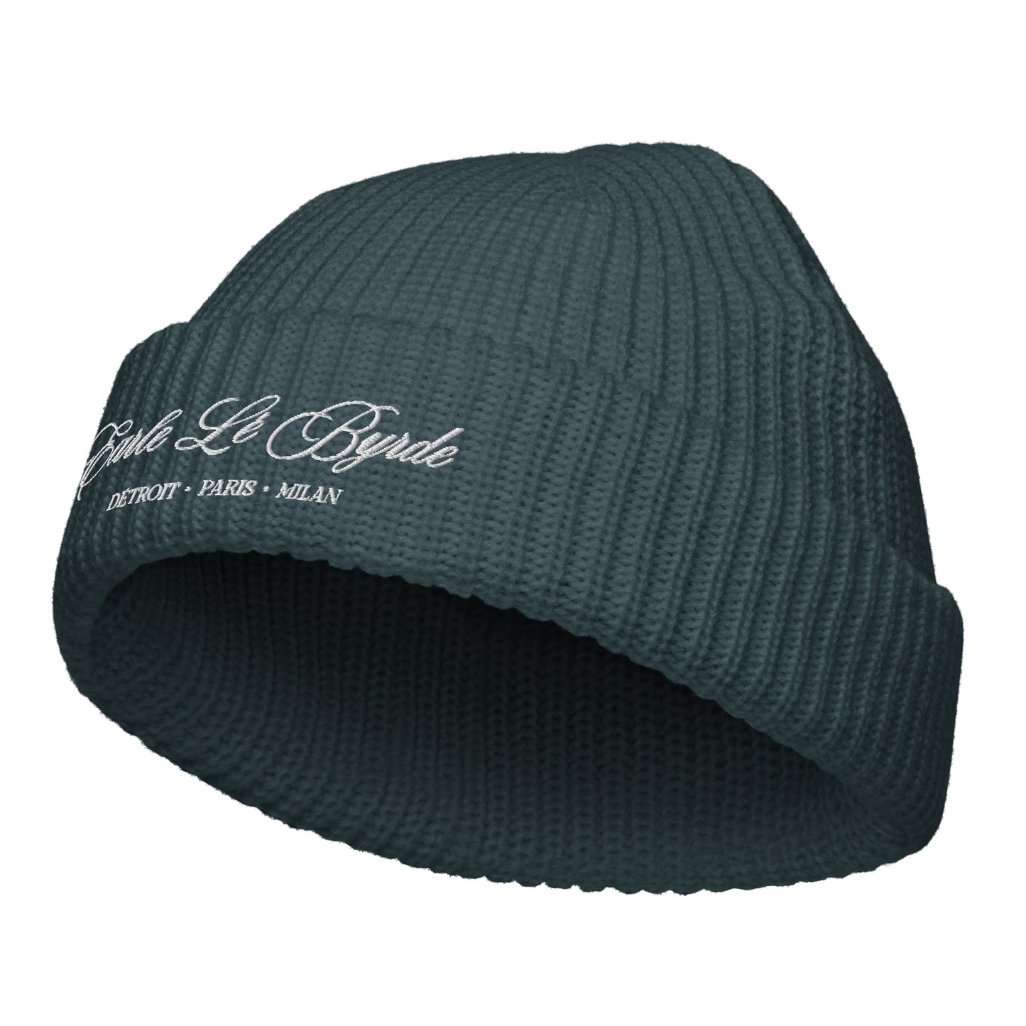 EARLE LE BYRDE "Signature Logo" Embroidered Fisherman Beanie