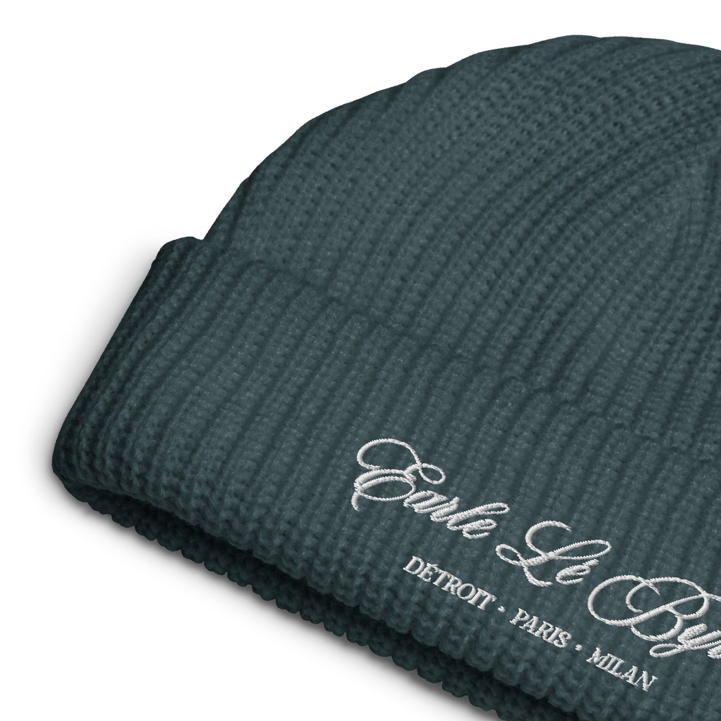 EARLE LE BYRDE "Signature Logo" Embroidered Fisherman Beanie