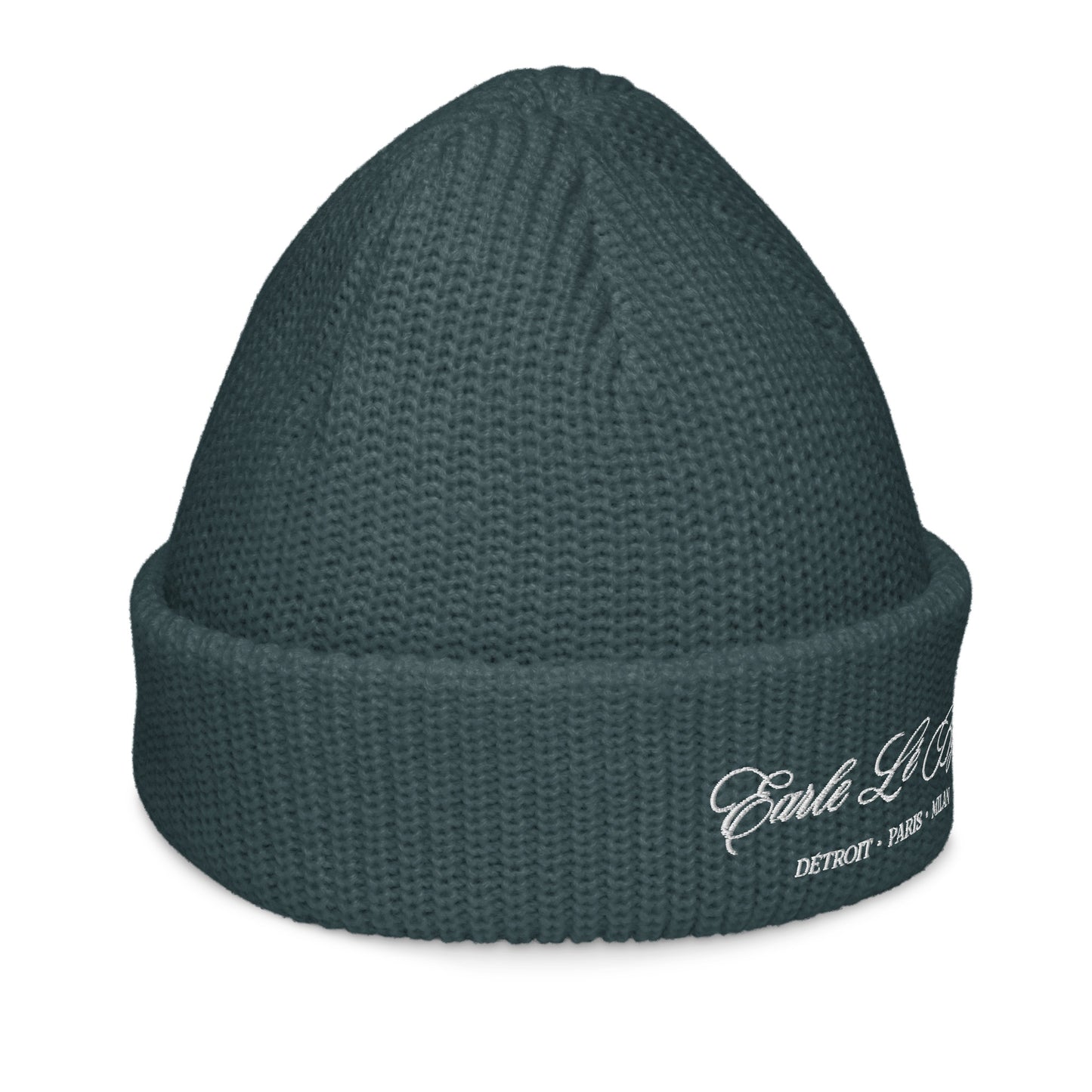 EARLE LE BYRDE "Signature Logo" Embroidered Fisherman Beanie