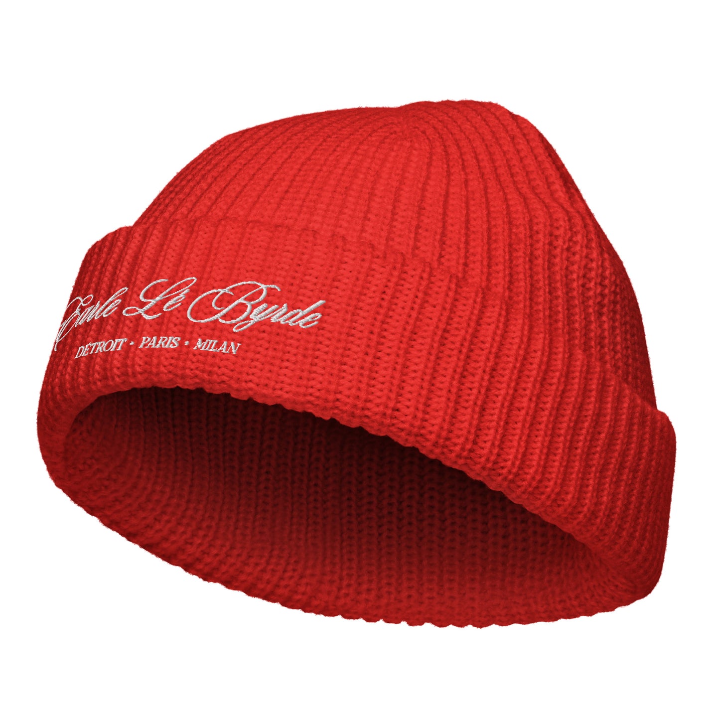 EARLE LE BYRDE "Signature Logo" Embroidered Fisherman Beanie