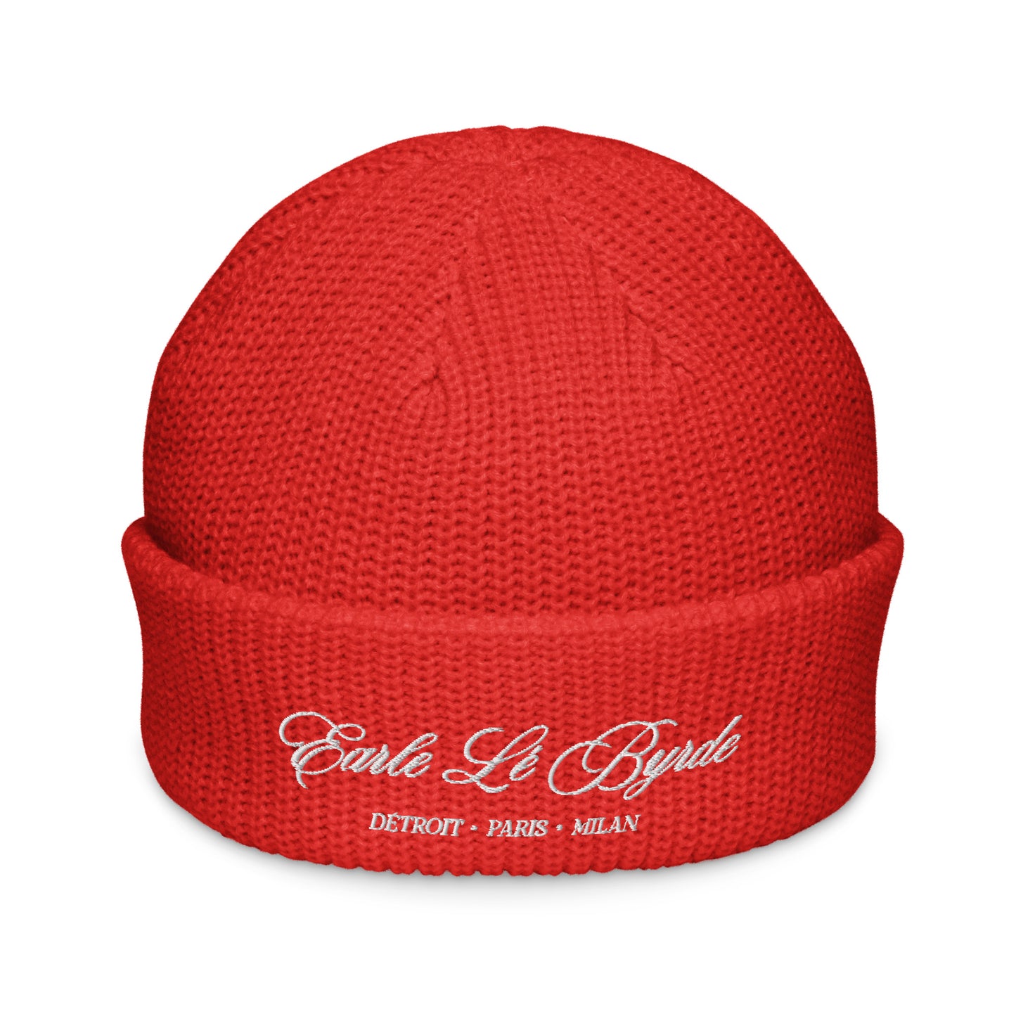 EARLE LE BYRDE "Signature Logo" Embroidered Fisherman Beanie