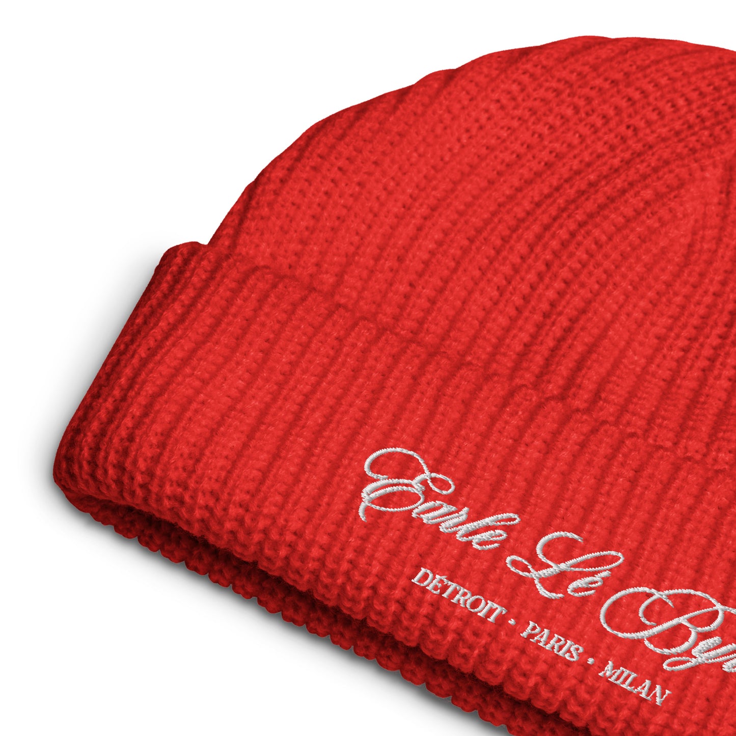 EARLE LE BYRDE "Signature Logo" Embroidered Fisherman Beanie