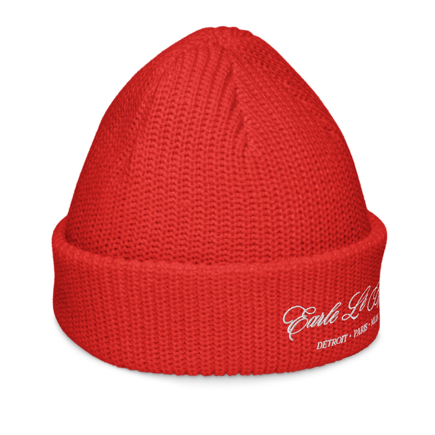 EARLE LE BYRDE "Signature Logo" Embroidered Fisherman Beanie