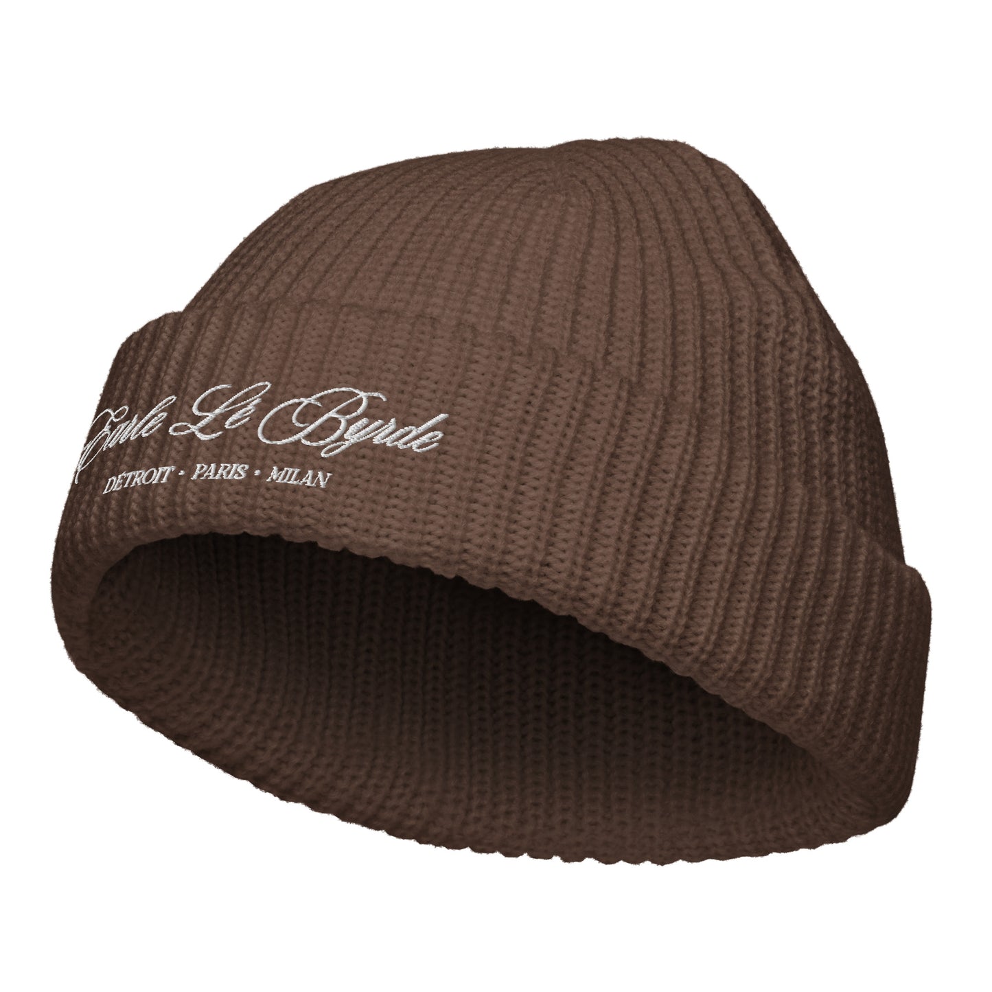 EARLE LE BYRDE "Signature Logo" Embroidered Fisherman Beanie