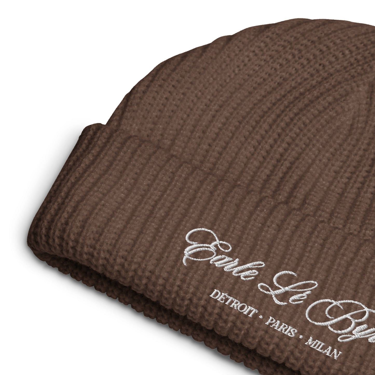 EARLE LE BYRDE "Signature Logo" Embroidered Fisherman Beanie
