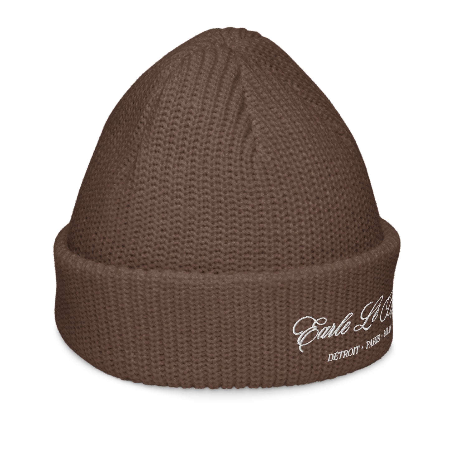 EARLE LE BYRDE "Signature Logo" Embroidered Fisherman Beanie