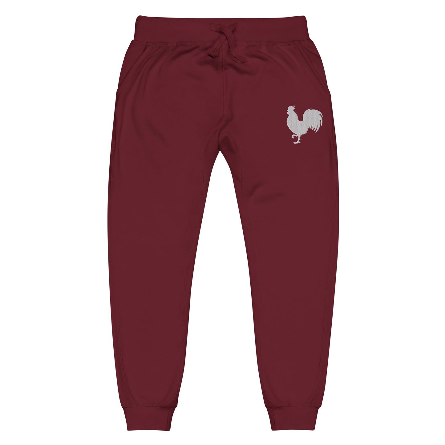 EARLE LE BYRDE "Signature Rooster" Logo Embroidered Fleece Joggers