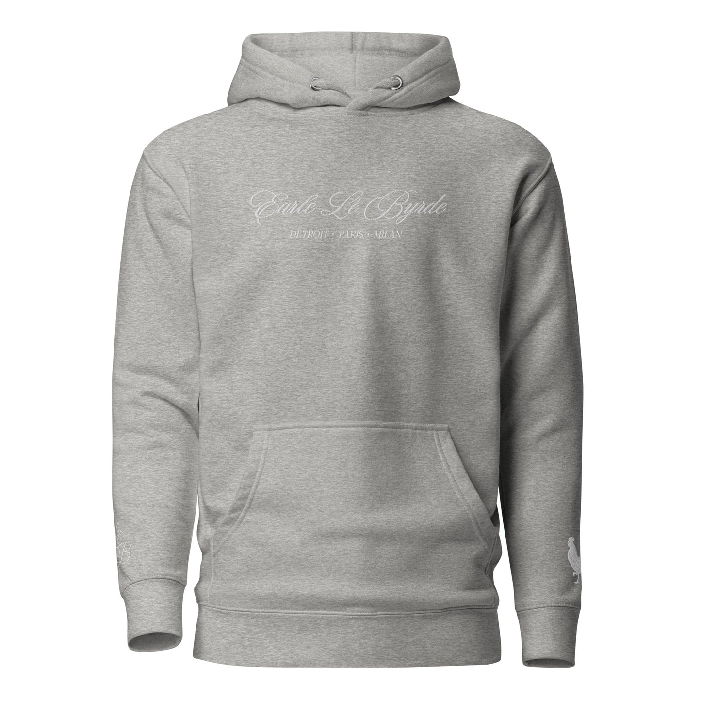 EARLE LE BYRDE "Signature Logo" Embroidered Pull-Over Hoodie