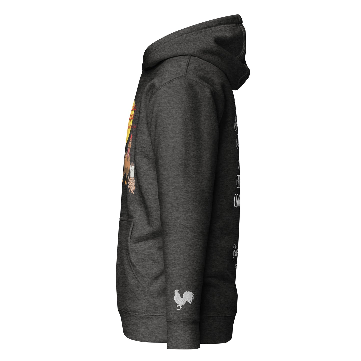 EARLE LE BYRDE "The Morning Hour Is The Winning Hour" Fleece Pull-Over Hoodie