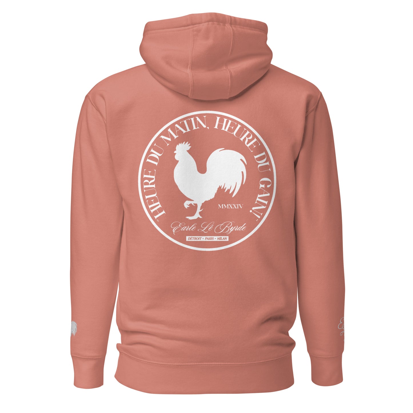 EARLE LE BYRDE "Signature Logo" Embroidered Pull-Over Hoodie
